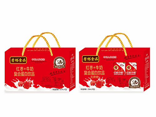 紅棗+牛奶復(fù)合蛋白飲品禮盒